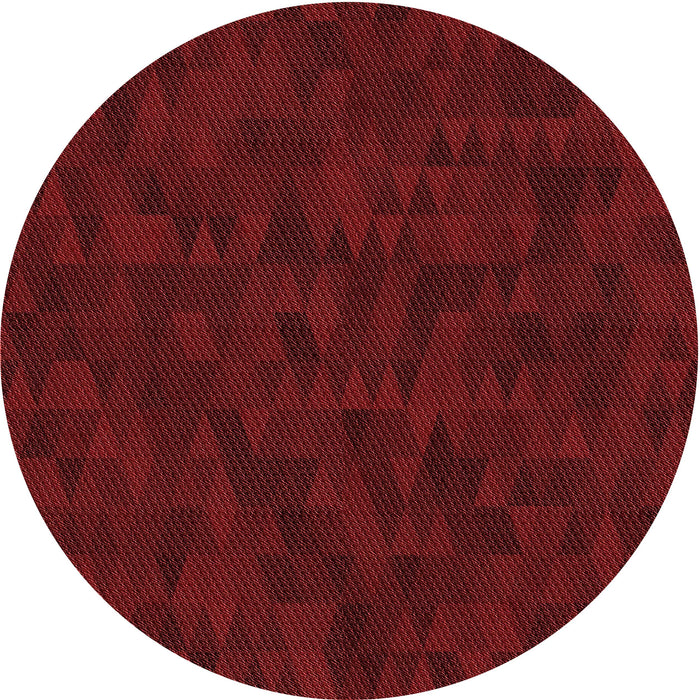 Square Patterned Red Rug, pat2571rd