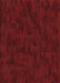 Machine Washable Transitional Red Rug, wshpat2571rd