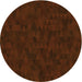 Square Patterned Dark Bronze Brown Rug, pat2571yw