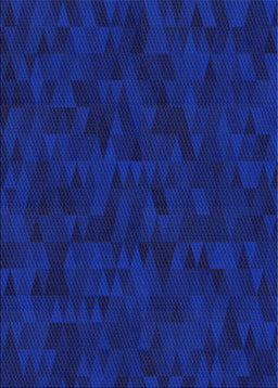 Patterned Earth Blue Modern Rug, pat2571