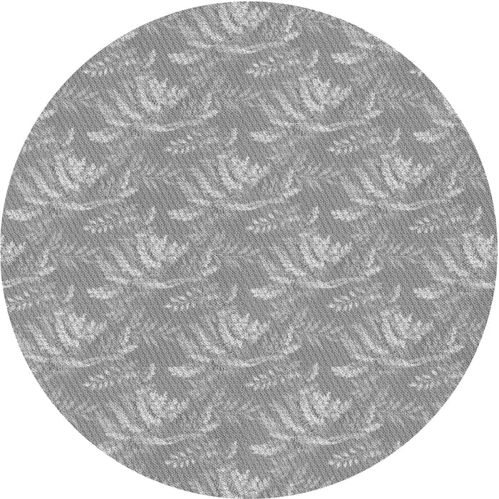 Square Patterned Gray Rug, pat2573gry