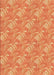 Machine Washable Transitional Orange Rug, wshpat2573org