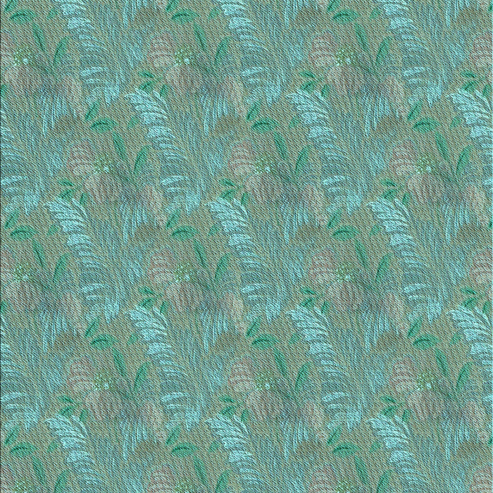 Machine Washable Transitional Dull-Sea Green Rug, wshpat2574lblu