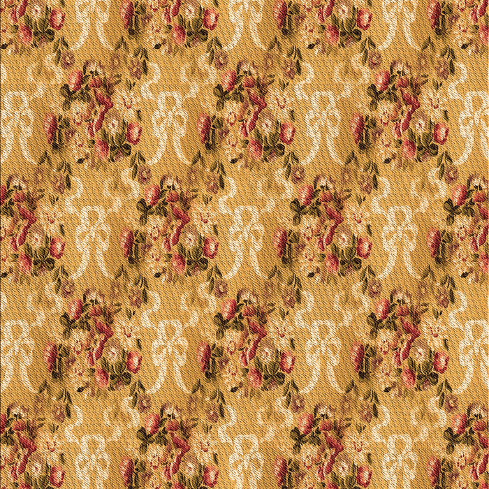 Patterned Orange Rug, pat2575org