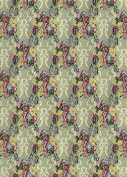 Machine Washable Transitional Brown Rug, wshpat2575