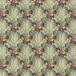 Sideview of Machine Washable Transitional Brown Rug, wshpat2575