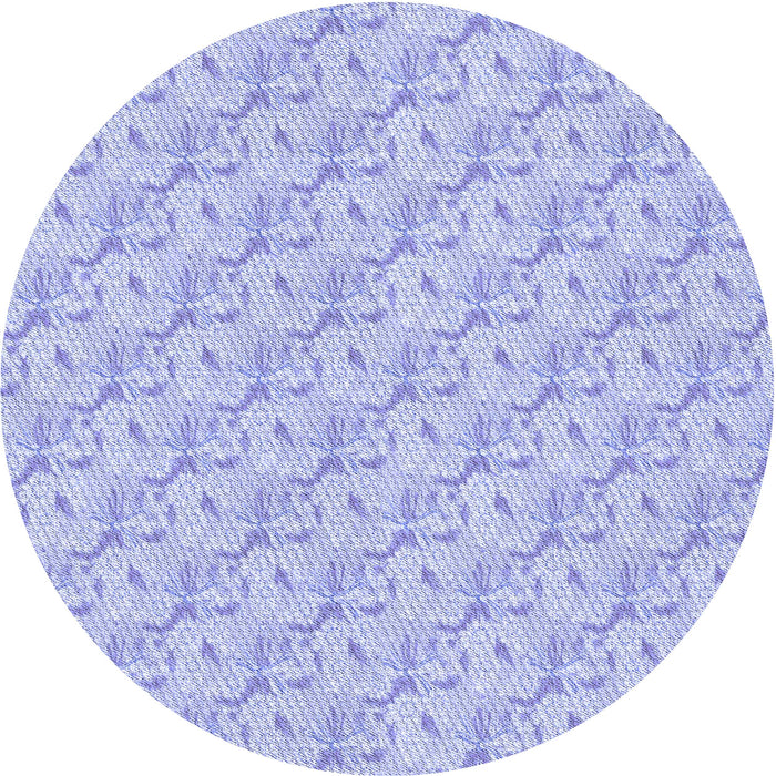Square Patterned Purple Mimosa Purple Rug, pat2576blu