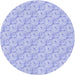 Square Patterned Purple Mimosa Purple Rug, pat2576blu