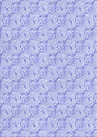 Machine Washable Transitional Purple Mimosa Purple Rug, wshpat2576blu