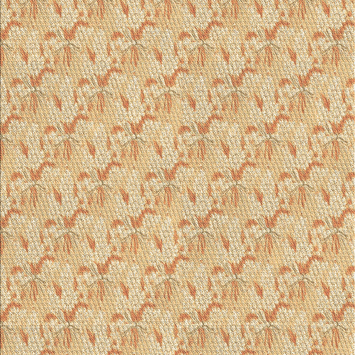 Machine Washable Transitional Orange Rug, wshpat2576brn