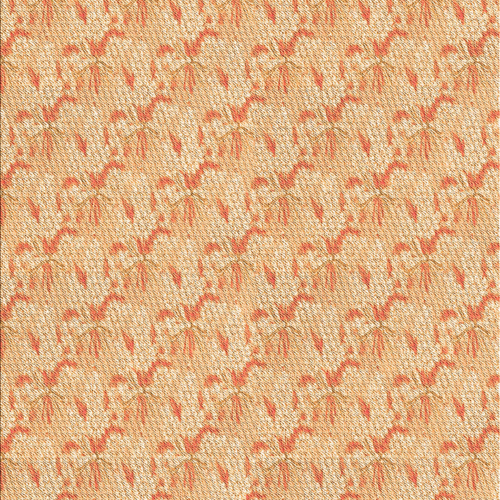 Patterned Orange Rug, pat2576org