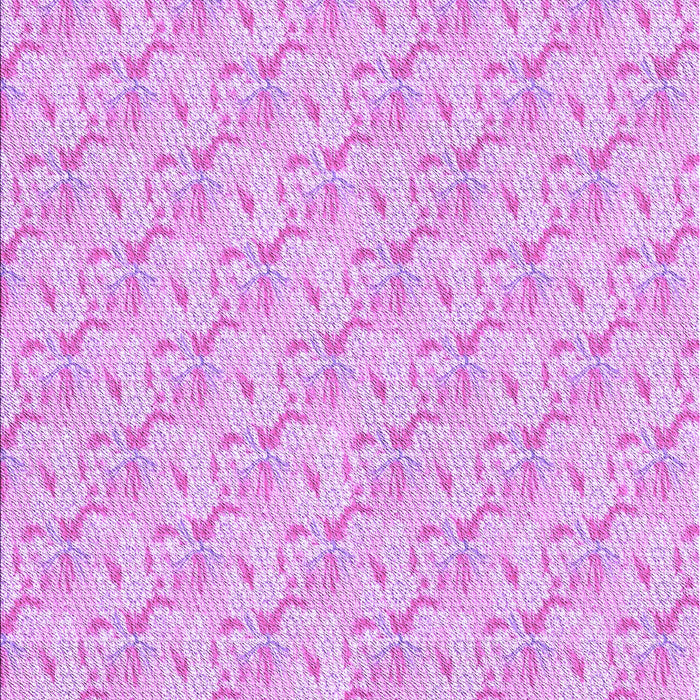 Patterned Blossom Pink Rug, pat2576pur
