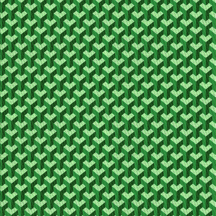 Machine Washable Transitional Green Rug, wshpat2577grn