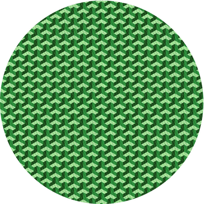 Square Machine Washable Transitional Green Rug in a Living Room, wshpat2577grn