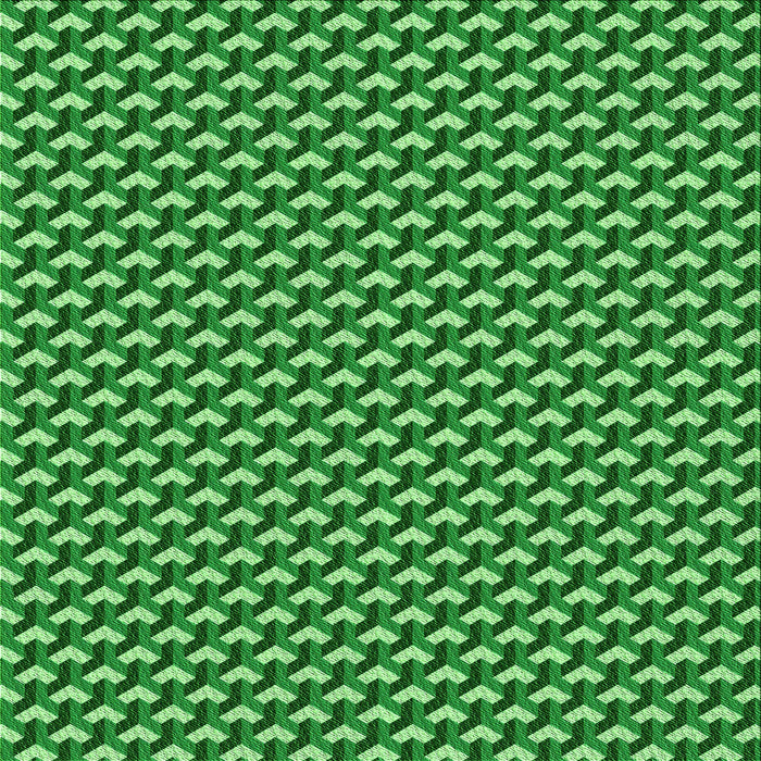 Round Patterned Green Rug, pat2577grn