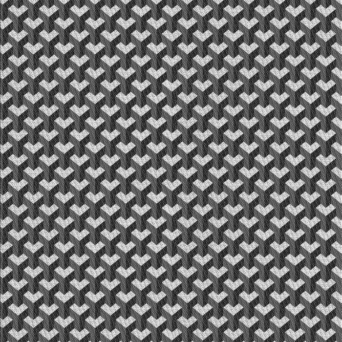 Patterned Dark Gray Black Rug, pat2577gry