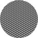 Square Patterned Dark Gray Black Rug, pat2577gry