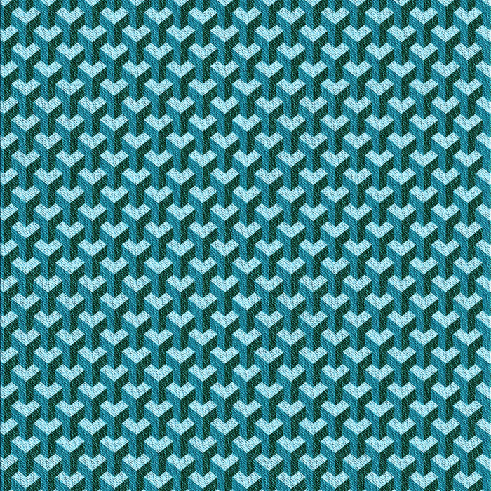 Patterned Diamond Blue Rug, pat2577lblu