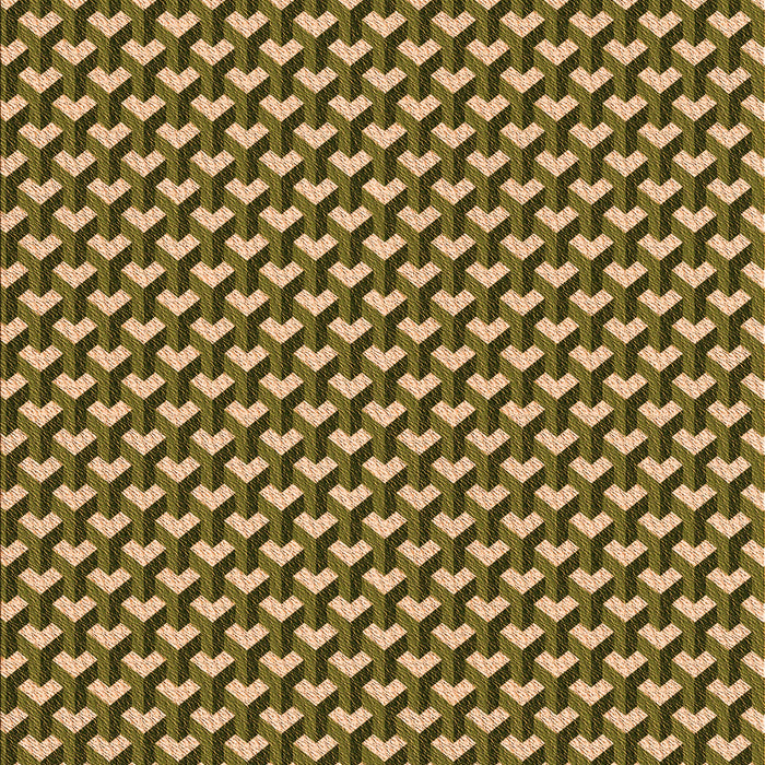 Patterned Metallic Gold Rug, pat2577org