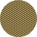 Square Patterned Metallic Gold Rug, pat2577org