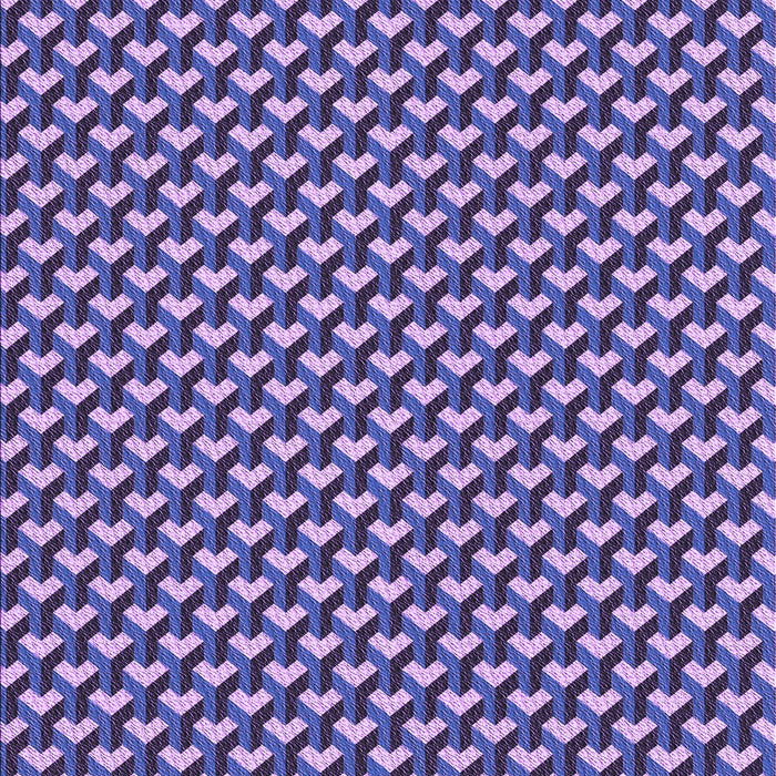 Patterned Purple Mimosa Purple Rug, pat2577pur