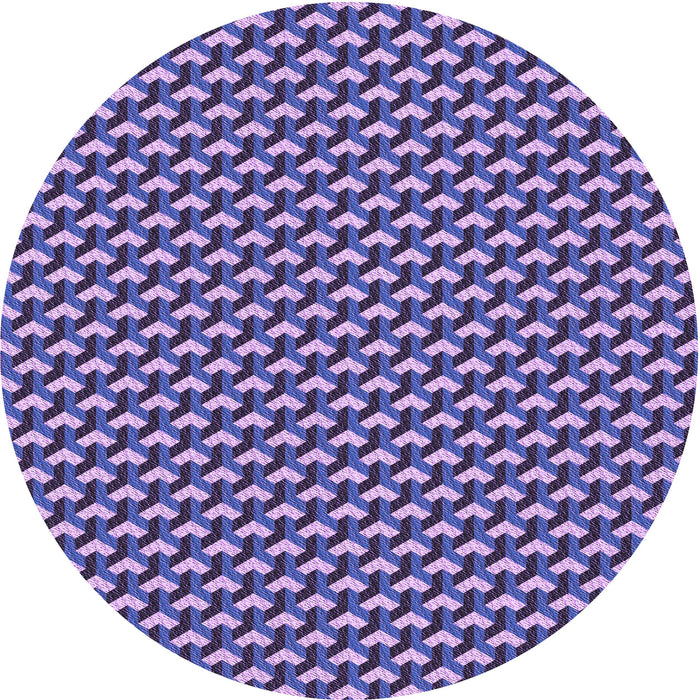 Square Machine Washable Transitional Purple Mimosa Purple Rug in a Living Room, wshpat2577pur