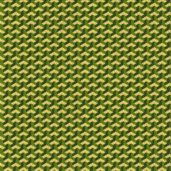 Round Patterned Green Rug, pat2577yw