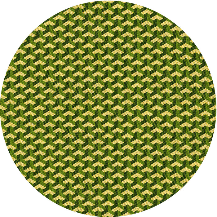 Square Machine Washable Transitional Green Rug in a Living Room, wshpat2577yw