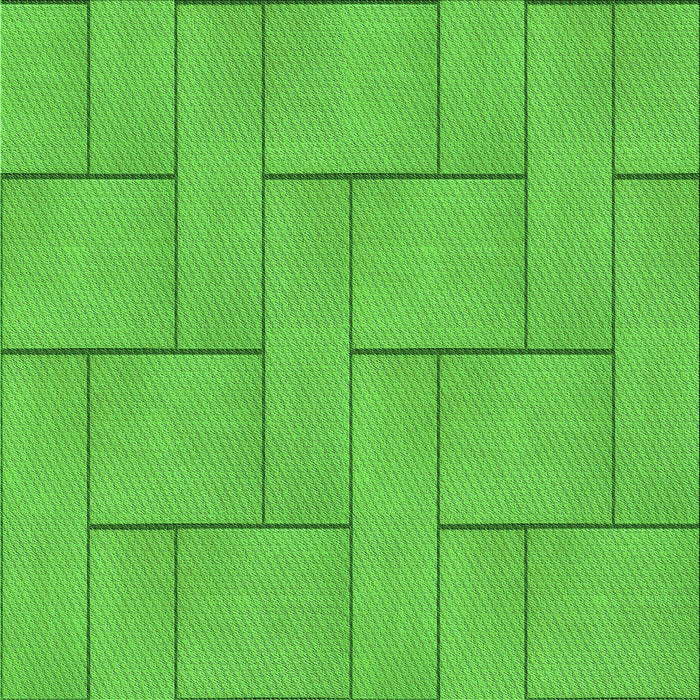Round Patterned Lime Green Rug, pat2578grn