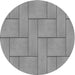 Square Machine Washable Transitional Silver Gray Rug in a Living Room, wshpat2578gry