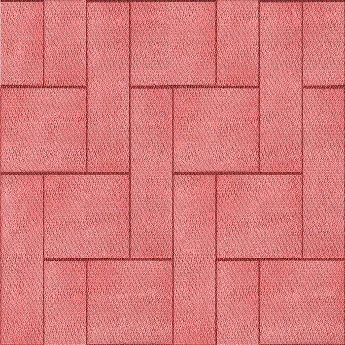 Round Patterned Fire Red Rug, pat2578rd