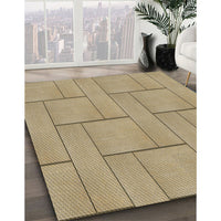 Patterned Hazel Green Novelty Rug, pat2578