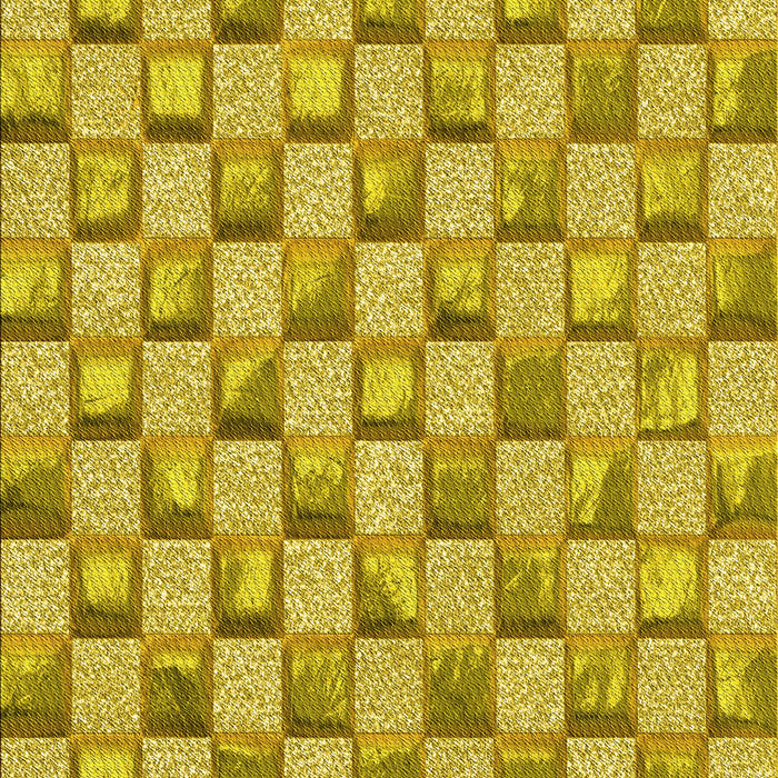 Patterned Bright Gold Yellow Rug, pat2579yw