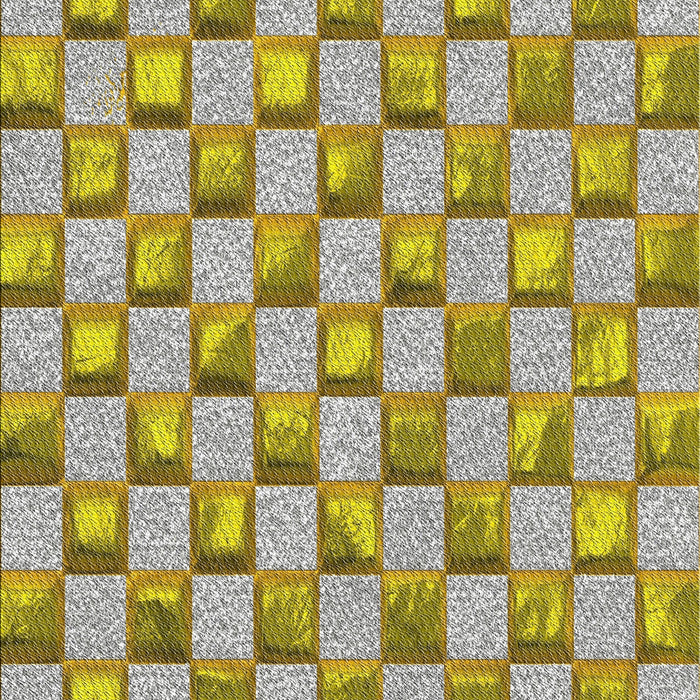 Patterned Brown Gold Novelty Rug, pat2579