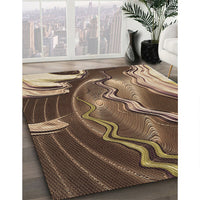 Patterned Peru Brown Rug, pat258brn