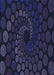 Patterned Deep Periwinkle Purple Rug, pat2580blu
