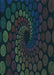 Patterned Black Rug, pat2580lblu