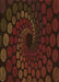Patterned Saddle Brown Rug, pat2580org
