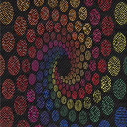 Sideview of Machine Washable Transitional Chocolate Brown Rug, wshpat2580