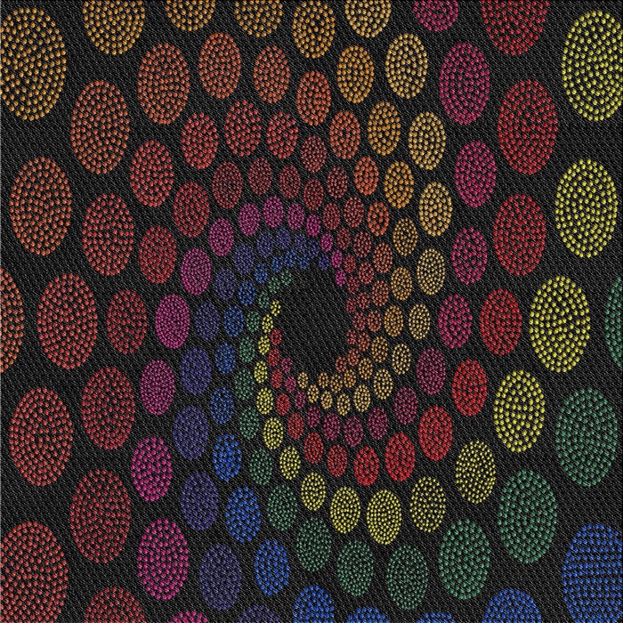 Sideview of Machine Washable Transitional Chocolate Brown Rug, wshpat2580