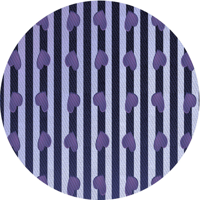 Square Patterned Blue Rug, pat2581blu