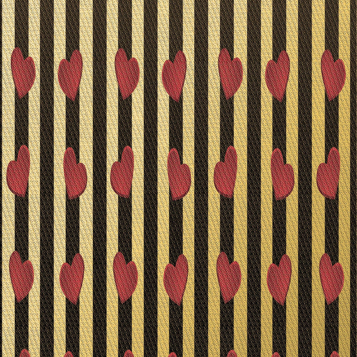 Patterned Red Rug, pat2581brn