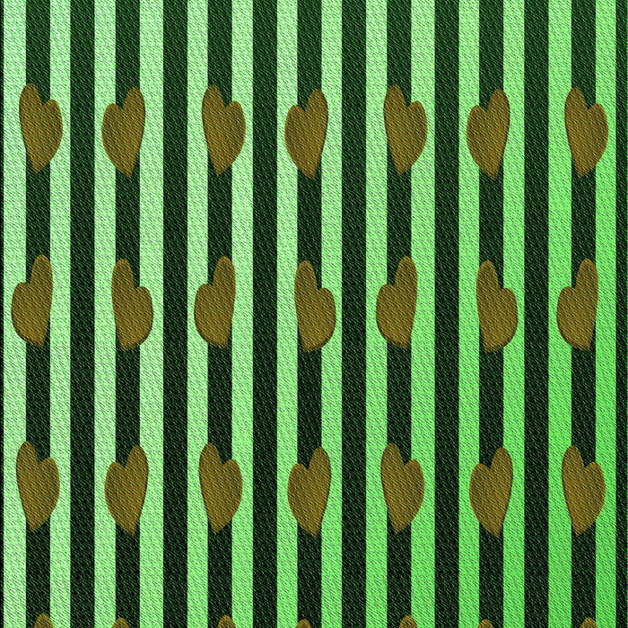 Patterned Green Rug, pat2581grn