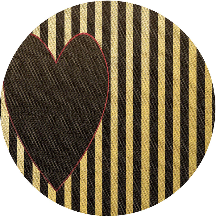 Square Patterned Midnight Gray Rug, pat2582brn