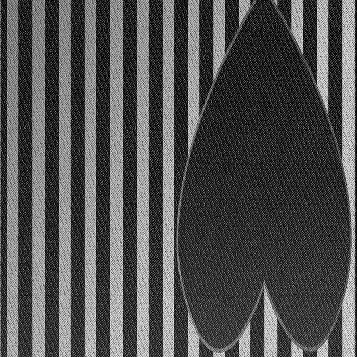 Machine Washable Transitional Midnight Gray Rug, wshpat2582gry