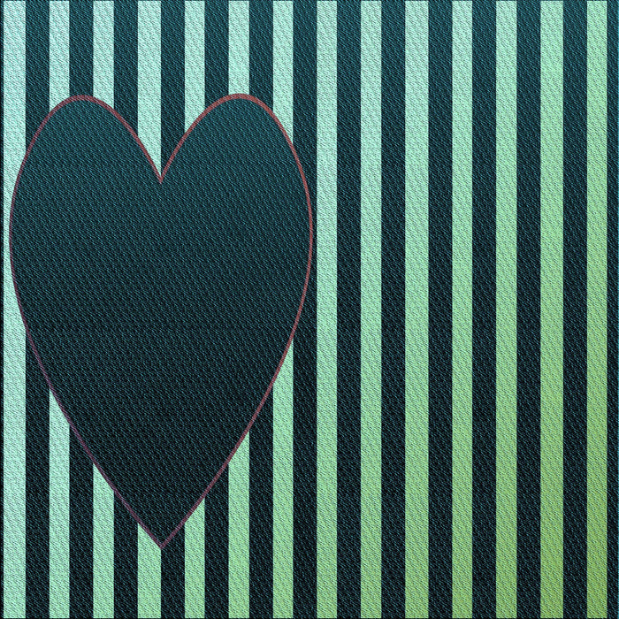 Round Patterned Mint Green Rug, pat2582lblu