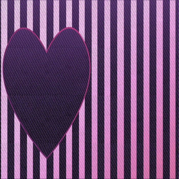 Round Patterned Purple Rug, pat2582pur