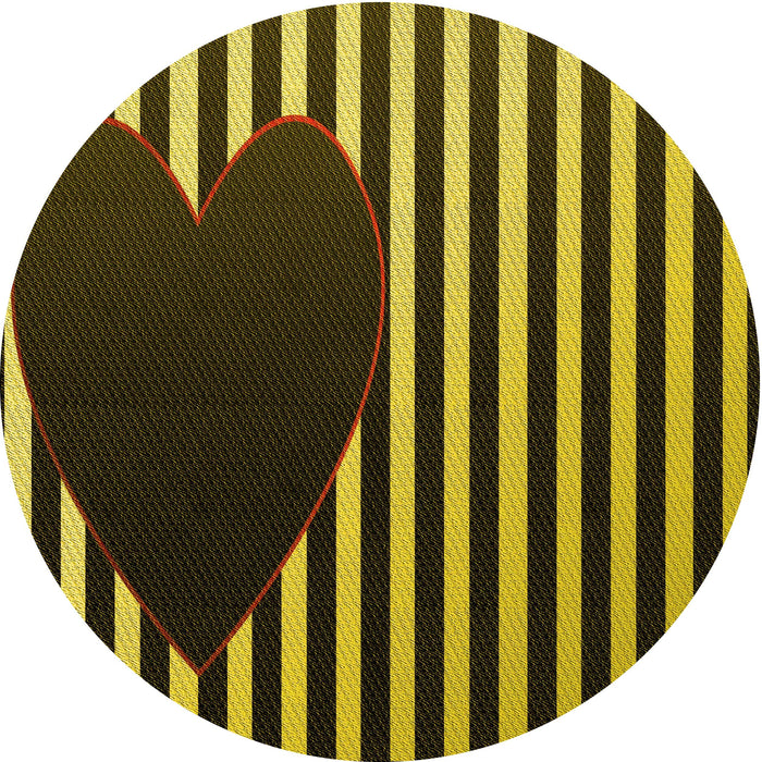 Square Patterned Black Brown Rug, pat2582yw