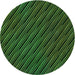 Square Patterned Dark Lime Green Rug, pat2583grn