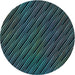 Square Patterned Deep-Sea Green Rug, pat2583lblu